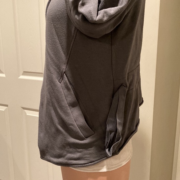 Athleta fleece hooded cardigan, Sz S - Picture 2 of 3